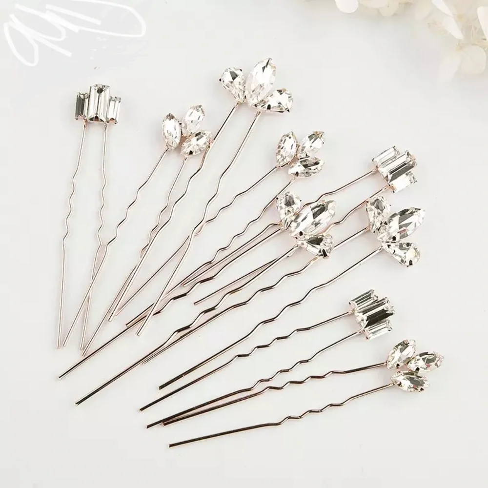 Art Deco Gold Updo Wedding Bridal Hair Pins Kit